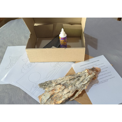 Paperbark Collage Kit from Bridget's Basket